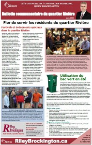 Juin 2015 Bulletin communautaire du quartier Riviere (FR)