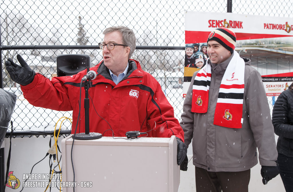 Sens Rink Opening Jan. 28, 2017 PHOTO: Andre Ringuette/Freestyle Photography