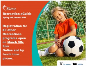 Spring and summer Recreation 2016